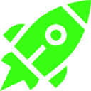 Icon of a data chart representing future-focused solutions.